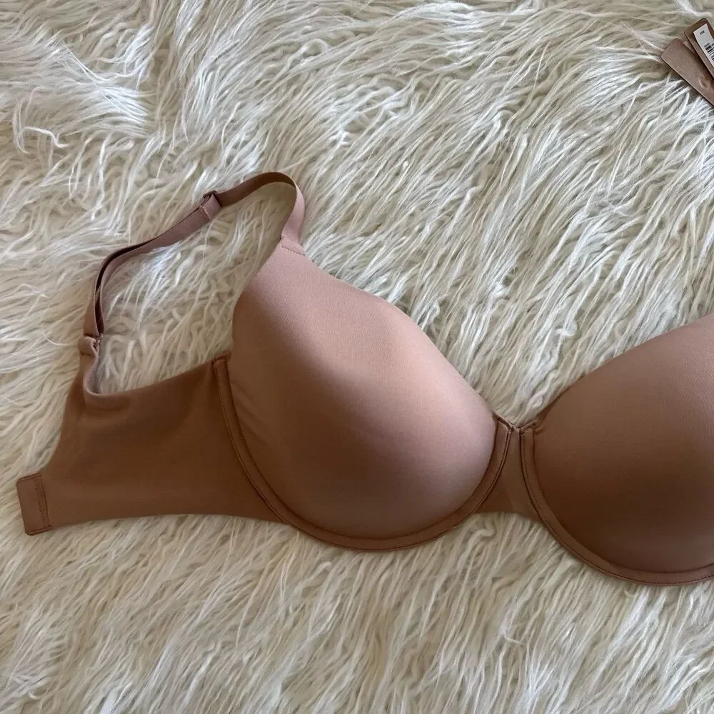 Skims Fits Everybody T-shirt Bra Sienna Size 34DDD - Picture 3 of 8